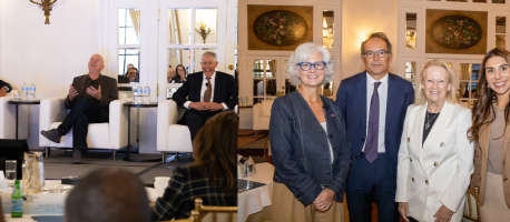 people posing for a photo