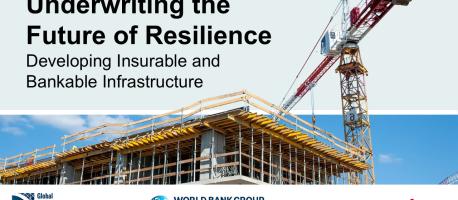 Report cover with building under construction
